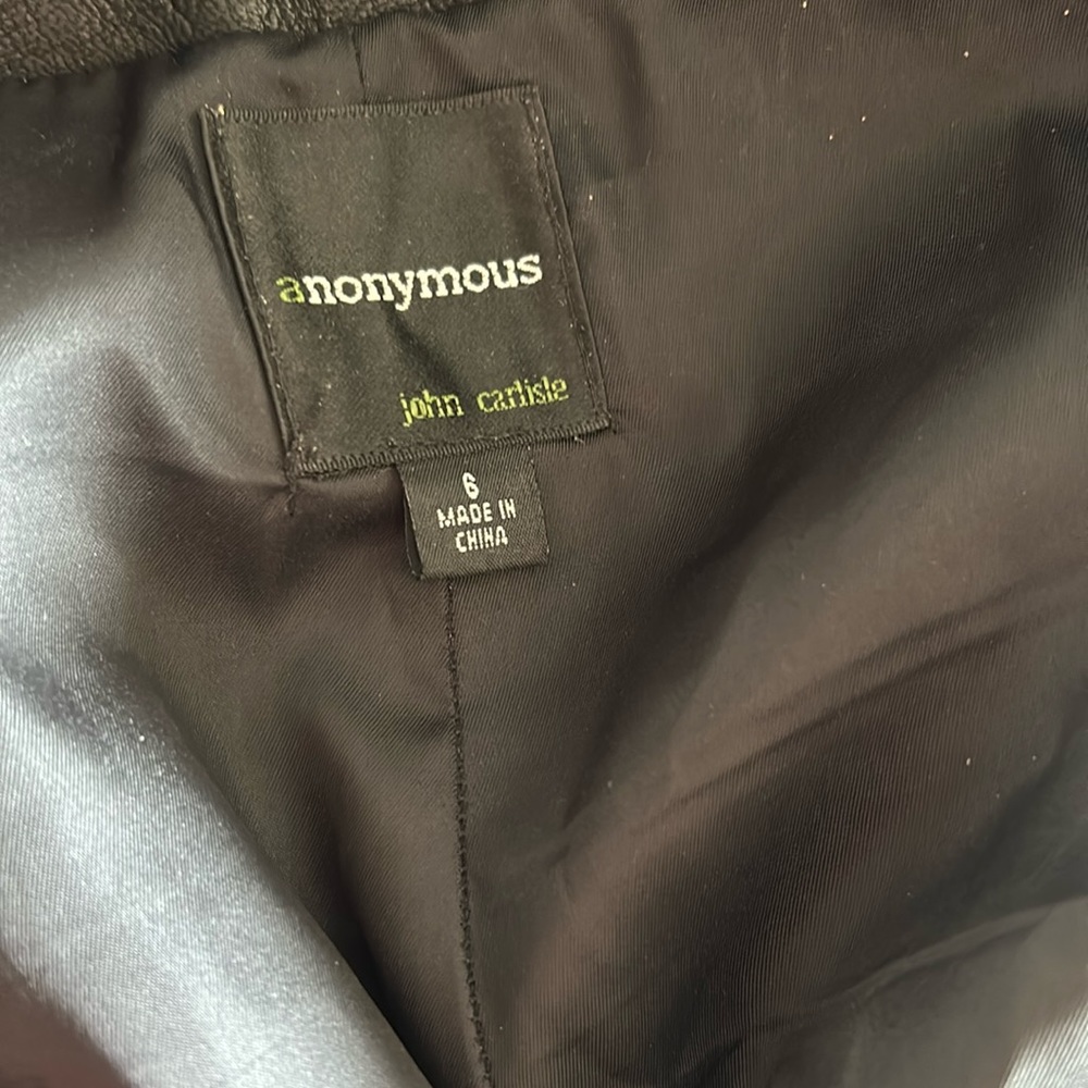 John Carlisle Leather pants size 6